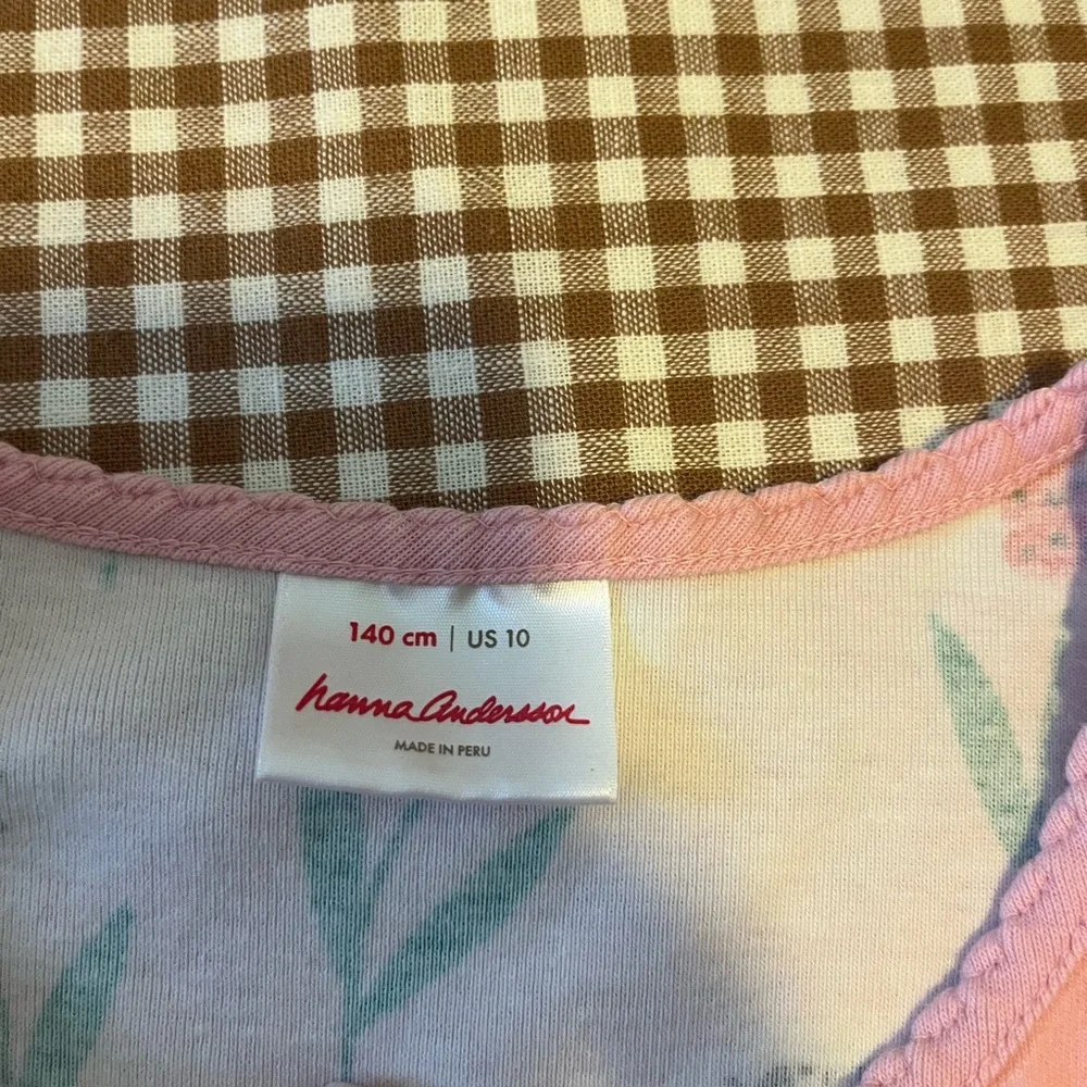 Bundle Hanna Andersson Pink and Green Floral Dress - Picture 2 of 3